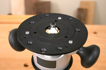 Fulton Universal Router Plate Mounted On Router